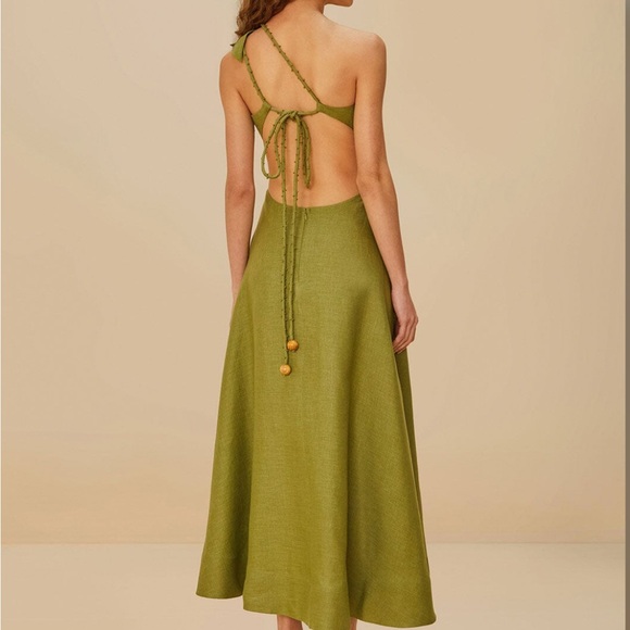 Farm Rio Green Palm Tree Maxi Dress—Brand New with tags. - Picture 3 of 6